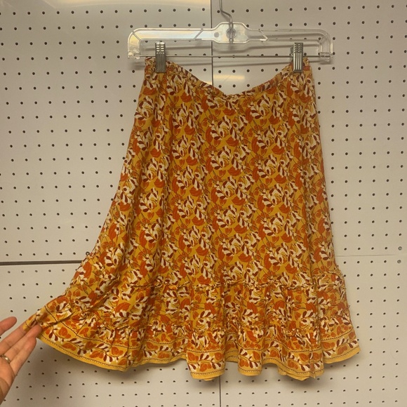 Max Studio Dresses & Skirts - Max Studio Orange Floral Skirt NWT